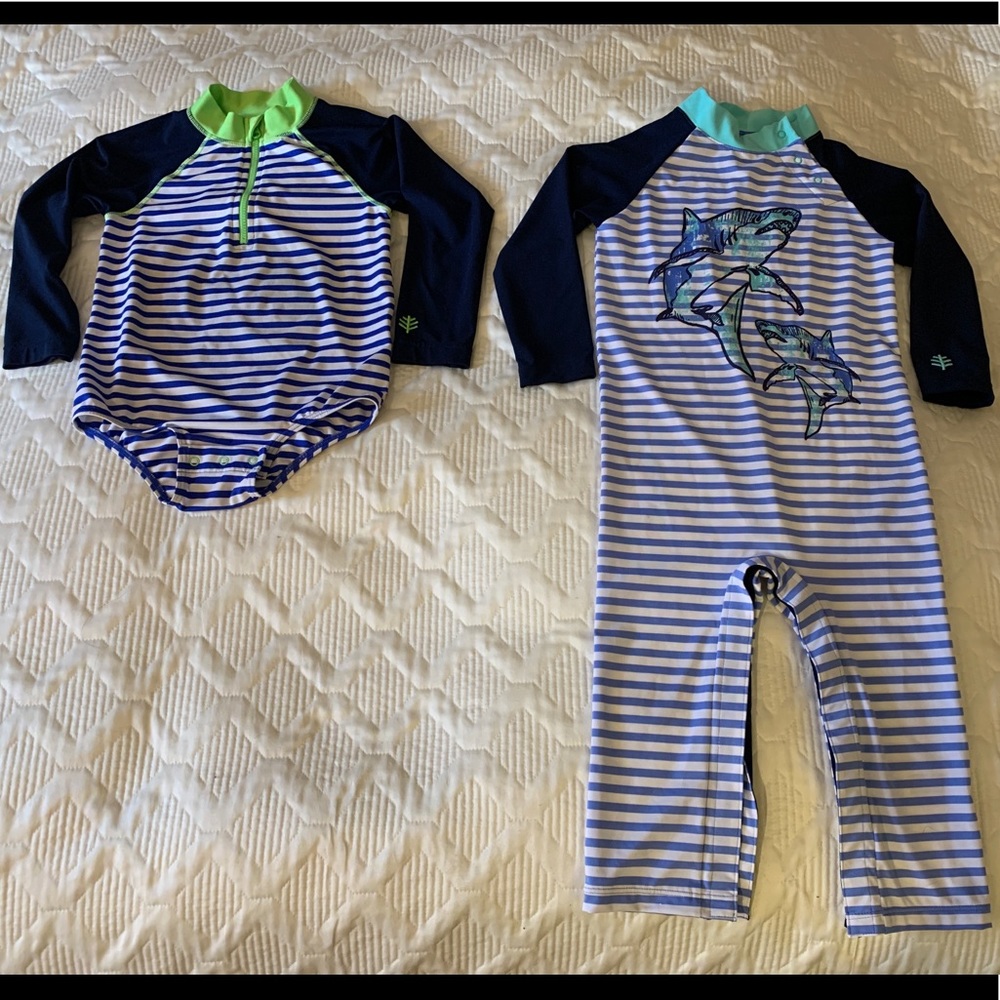Coolibar 18-24 mos UPF 50+ swimwear swimsuit body suit one piece